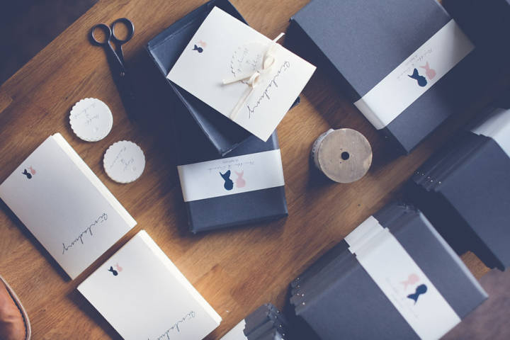 Einladungskartendesign zur Hochzeit