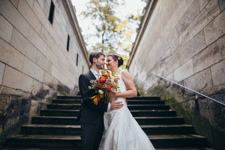 Hochzeit auf Schloss Albrechtsberg und im Elements DELI & Restaurant