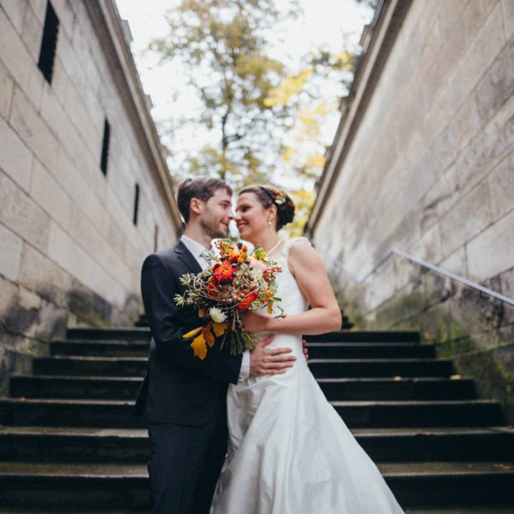 Hochzeit auf Schloss Albrechtsberg und im Elements DELI & Restaurant