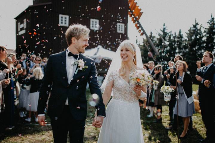 Landhochzeit mit Hochzeitsfotograf aus Dresden im Faktorenhof bei Zittau